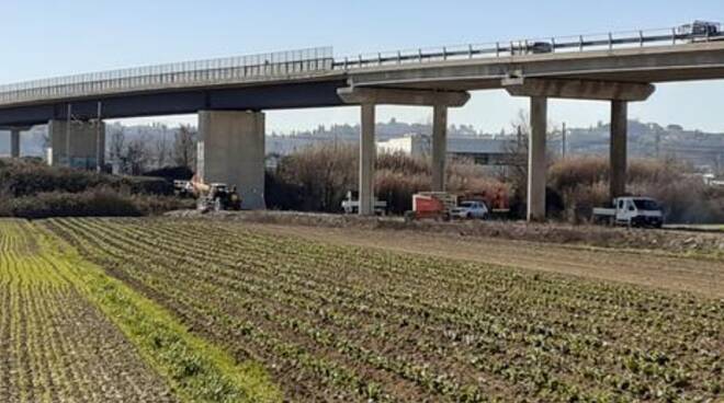 cavalcaferrovia, ponte sulla sr 436 francesca a san miniato basso