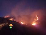 incendio monte toscana liguria