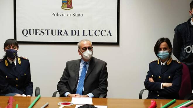 arresto ultras lucchese estrema destra polizia Lucca scontri Lucchese Reggiana
