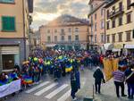 manifestazione piazza pace Castelnuovo Unione dei Comuni