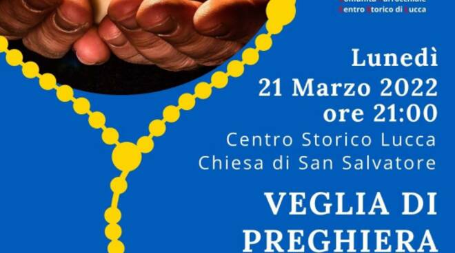 veglia di preghiera per la pace Ucraina chiesa Misericordia