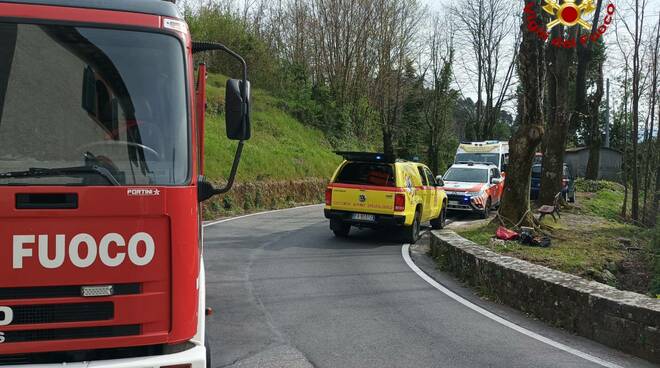 vigili del fuoco soccorso alpino torrente pescia