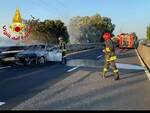 auto in fiamme FiPiLi Empoli