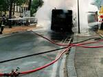 autobus a fuoco a Firenze 