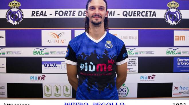 Pietro Pegollo attaccante Real Forte Querceta