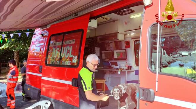 vigili del fuoco ricerche anziana borgo san lorenzo 