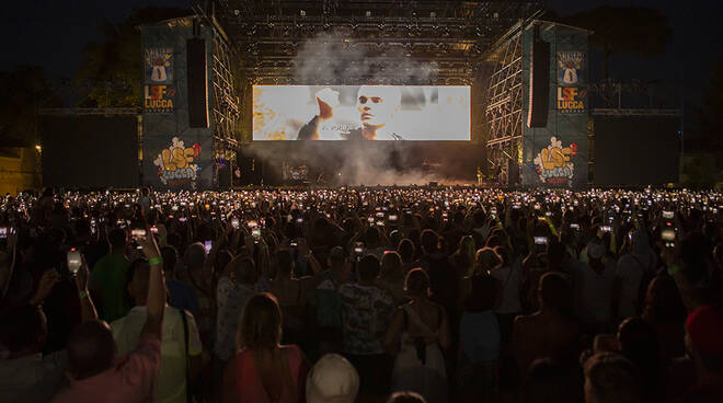 concerto Justin Bieber spalti delle Mura Lucca Summer Festival foto Andrea Simi