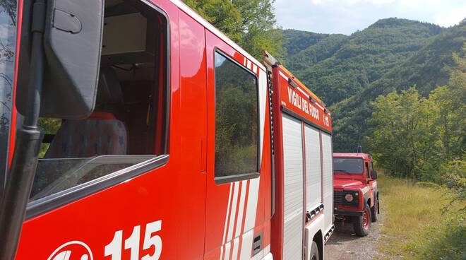 soccorso vigili del fuoco ferrata Torrini Galligani