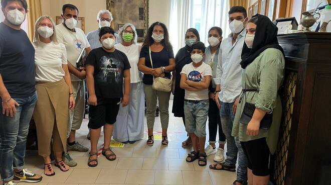 incontro con la famiglia afghana Castelnuovo