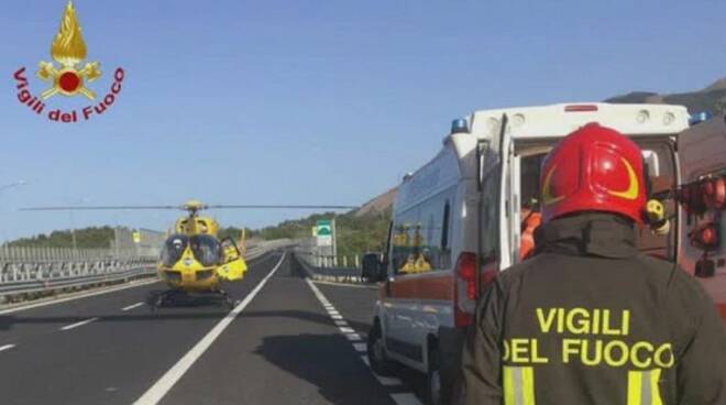 pegaso autostrada vigili del fuoco 