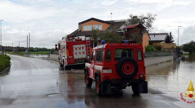 vigili del fuoco maltempo 