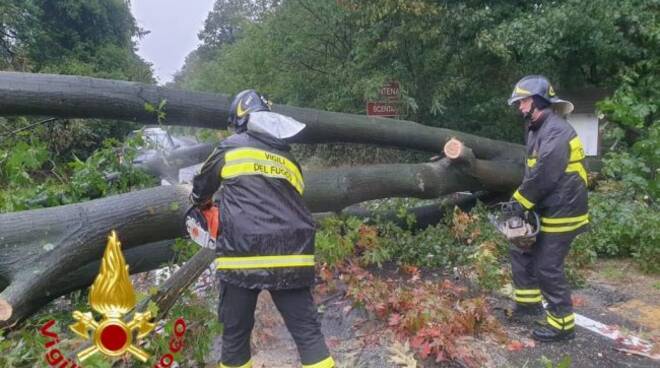 vigili del fuoco maltempo 