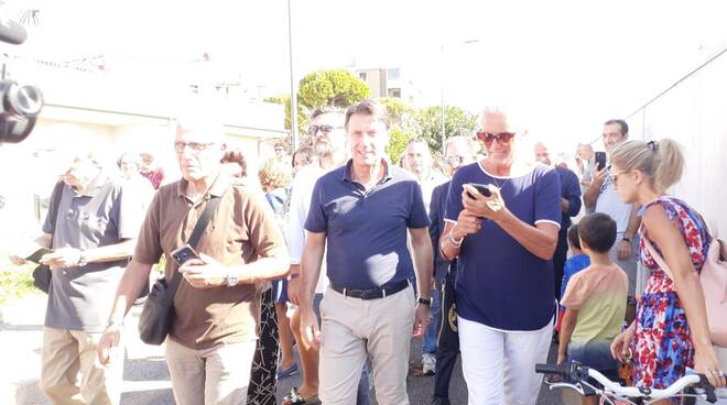 Conte e Bonafede a Viareggio foto di Letizia Tassinari 