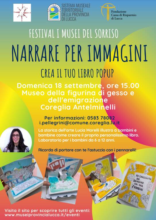 Narrare per immagini. Crea il tuo libro Pop-Up”: sabato 12/3 laboratorio  didattico per i più piccoli ad Altopascio con Lucia Morelli