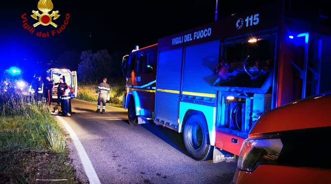 incidente prato vigili del fuoco