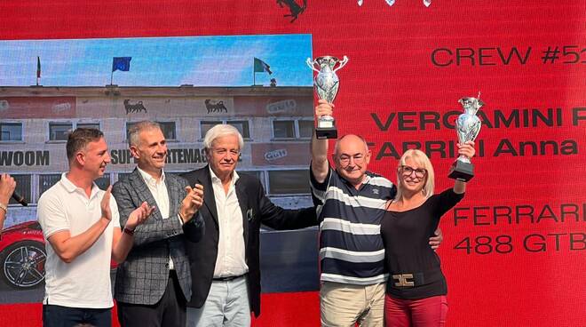 A Fabio Vergamini e Anna Maria Fabrizi il il Ferrari Tribute della gloriosa Targa Florio