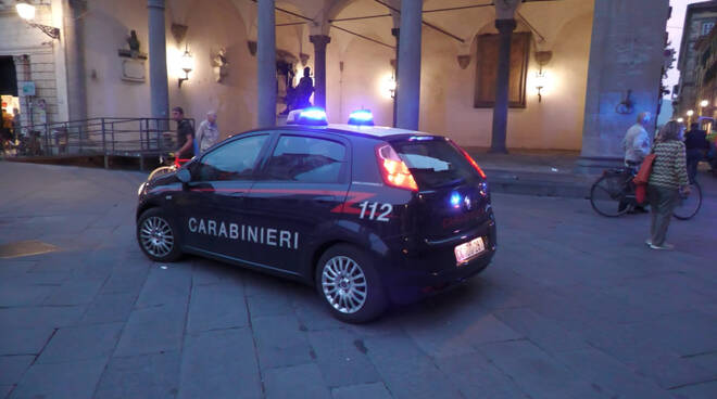 lite ambulanza carabinieri loggiato Palazzo Pretorio