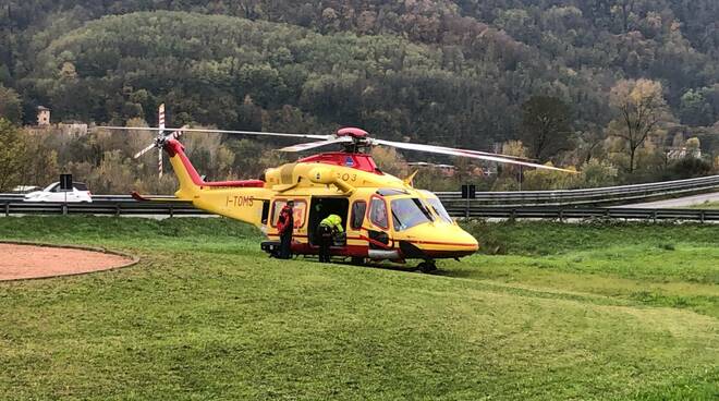 infortunio sul lavoro gallicano elisoccorso ambulanza