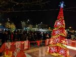 acceso l'albero di natale in piazza aldo moro a capannori