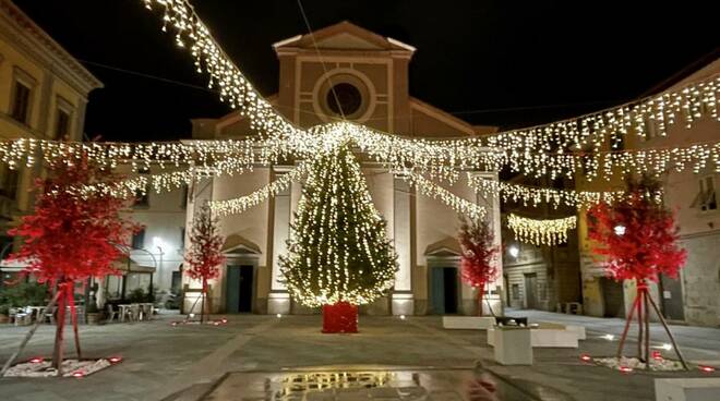 luci di natale a santa croce sull'arno