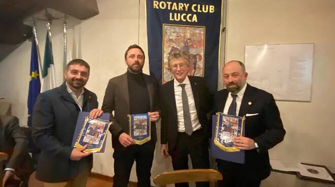 il rotary premia cicerchia e bergamini