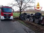 incidente, cerreto guidi, vigili del fuoco