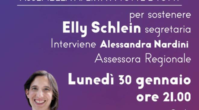 incontro a sostegno di elly schlein