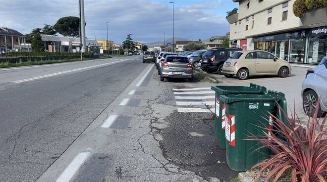 pista ciclabile viale Luporini