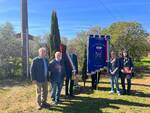 cerimonia in ricordo di Lido Duranti con scuola orentano