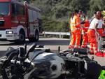 incidente moto vvf 118 