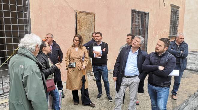 Palazzo Guinigi sopralluogo riqualificazione