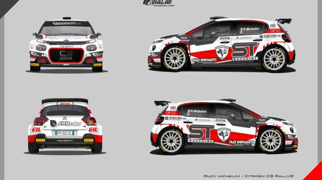 Rudy Michelini e la Citroën C3 Rally2