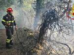 incendio nei boschi del Ciocco a Castelvecchio