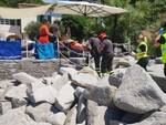 turista caduta su scogli all'elba