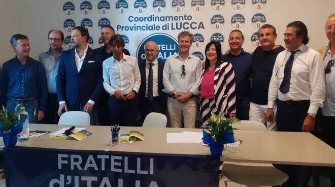 Sede viale cavour, Fratelli d'italia, inaugurazione