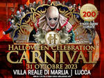 Halloween celebration carnival, villa reale