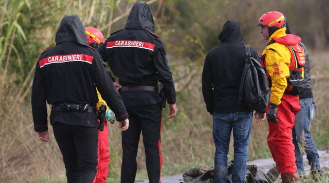 carabinieri alluvione cadavere disperso ritrovato