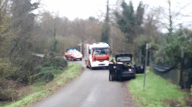 carabinieri, vigili del fuoco, via livo, staffoli