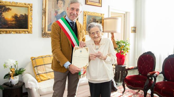 Maria Grazia Comparini, empoli, 100 anni, centenaria