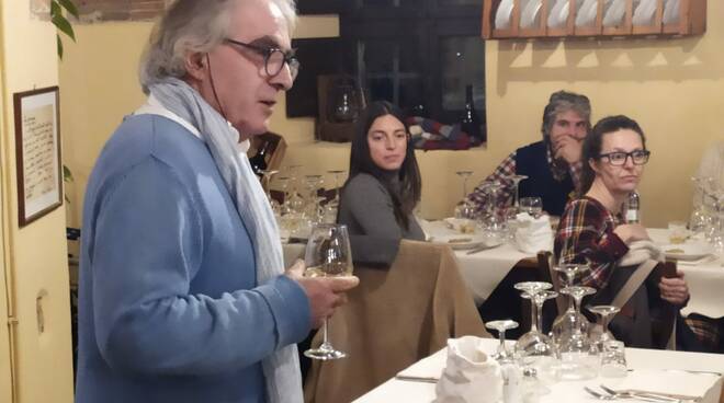 cena degustazione vini Fattoria Colleverde di Matraia ristorante Mecenate