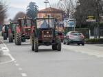 Cinquanta trattori in corteo da Capannori a Lucca