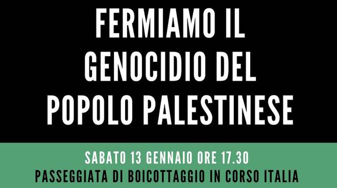 "Fermiamo il genocidio in Palestina": manifestazione a Pisa