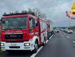 vigili del fuoco 118 polstrada incidente mortale in a11