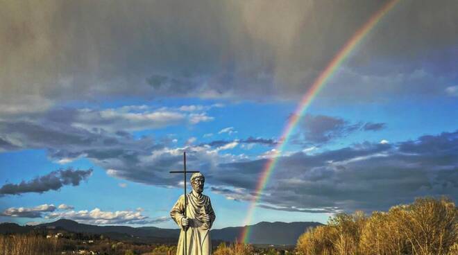 foto Arcobaleno Daniele Bianucci 24 marzo