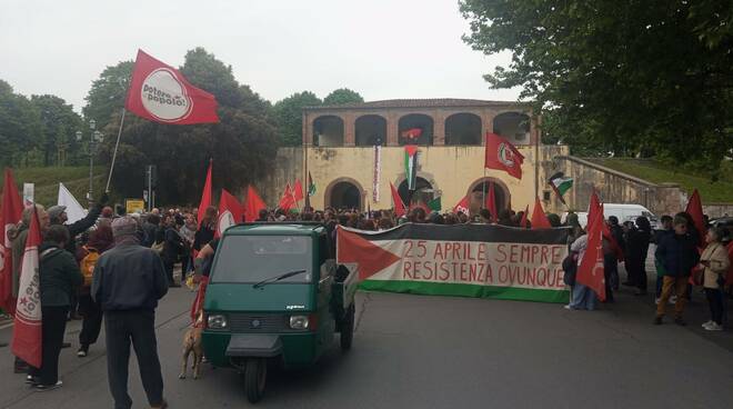 corteo antifascista 25 aprile 2024 Lucca