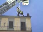 crollo prato vigili del fuoco