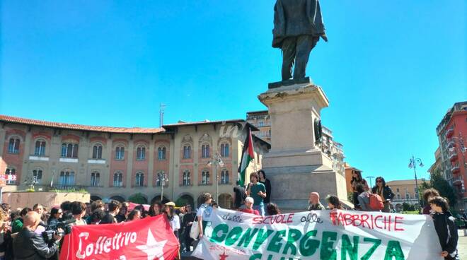 pisa, manifestazione studenti, università, palestina