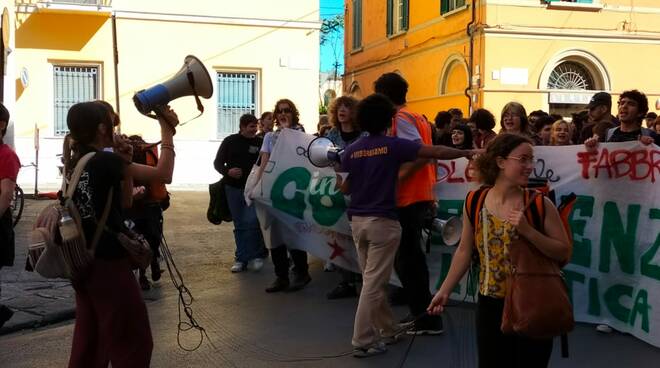 pisa, manifestazione studenti, università, palestina