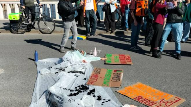 pisa, manifestazione studenti, università, palestina