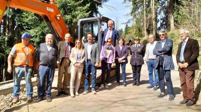 Strada del Parco riqualificazione sopralluogo governatore